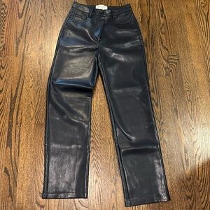 Aritzia Faux leather pants